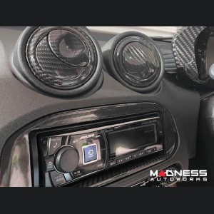 Alfa Romeo 4C Interior Directional Air Vent Cover Trim Kit - Carbon Fiber